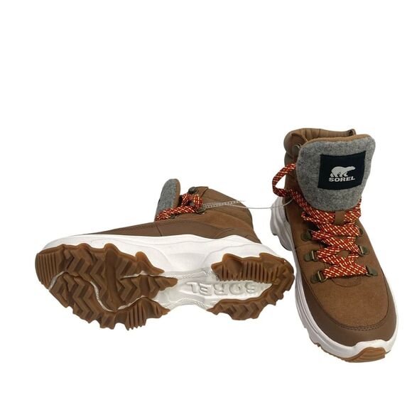 NEW SOREL Kinetic Breakthru Conquest Sneaker Boots Tan 7.5 Corp core Trail Cabin - Picture 6 of 9